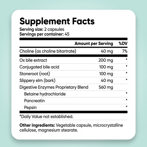 Norvea Gallblader Formula - Bile Support Complex
